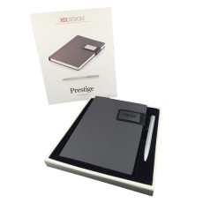 A5 Prestige notebook set anthracite-Fractal
